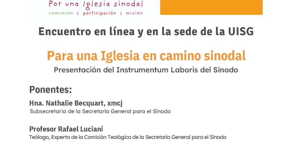 Encuentro UISG sinodal