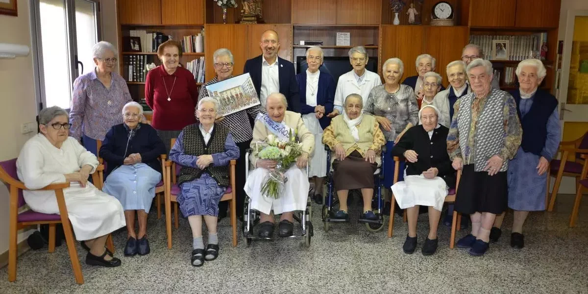 María Victoria Iruretagoyena López de Castro celebra a Manresa 100 anys