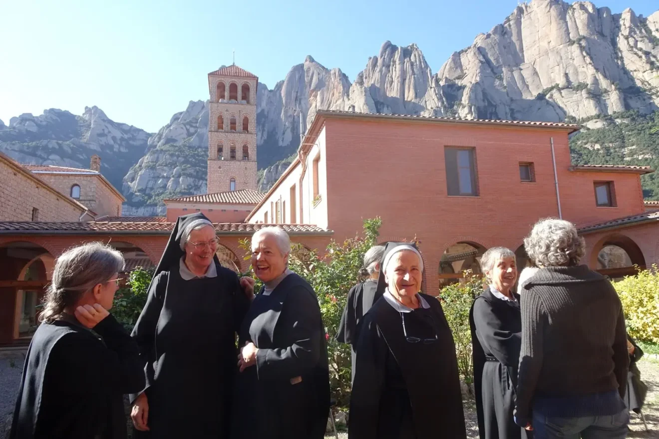 Trobada de Monges benedictines a Montserrat