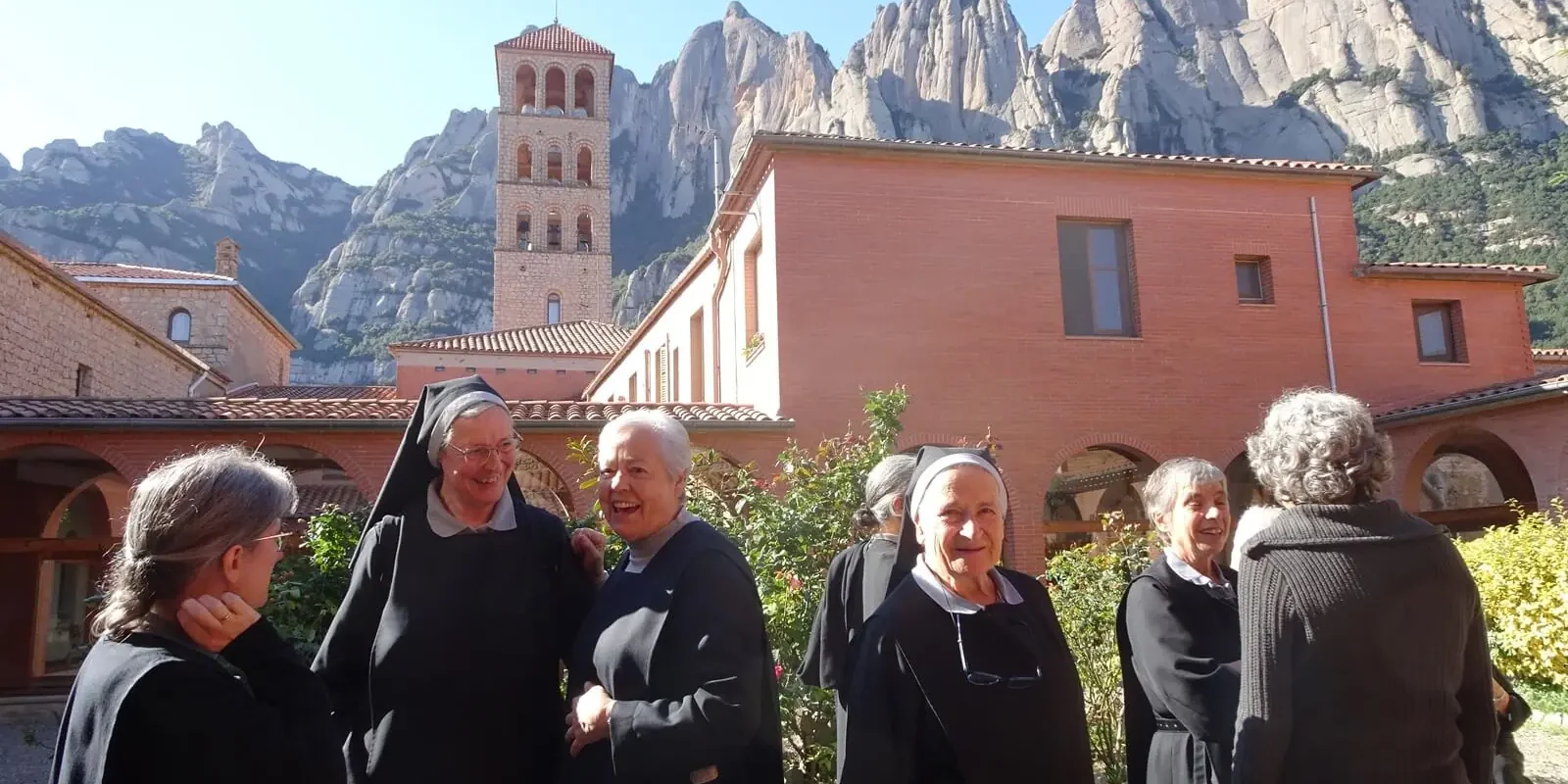 Trobada de Monges benedictines a Montserrat