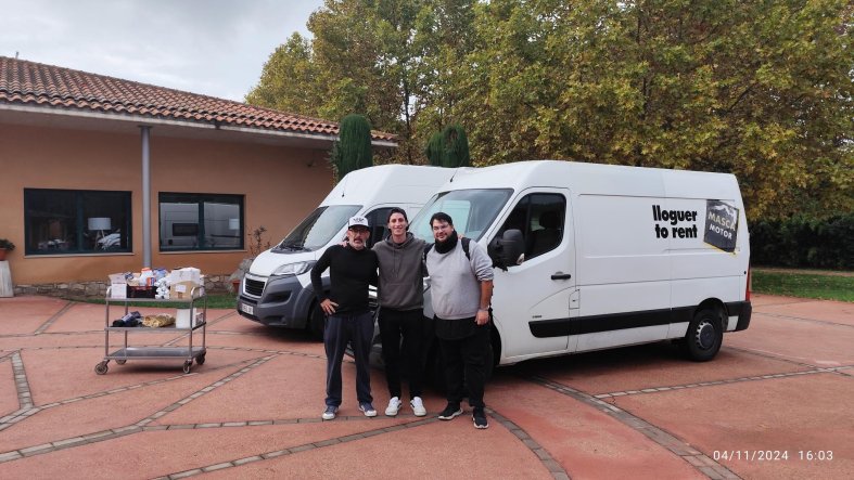 Donacions del IRSJG amb viatge solidari a la zona afectada per la DANA