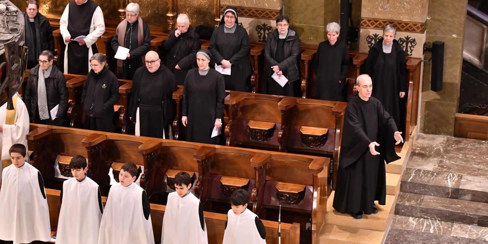 Montserrat commemora el 433è aniversari de la consagració de la Basílica amb deu comunitats monàstiques