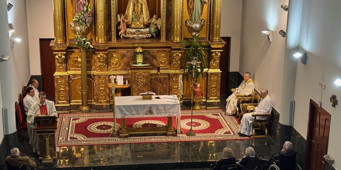 Fiesta de San José en el Hogar de las Hnas. de los Ancianos Desamparados de La Seu
