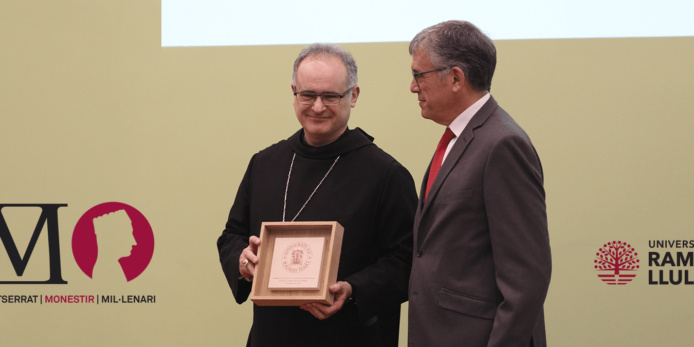 La URL atorga el Guardó d’Honor de la Universitat a l’Abadia de Montserrat pel seu Mil·lenari