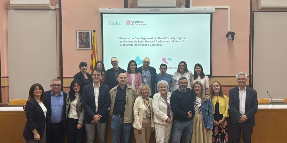 Sant Joan de Déu i la Fundació Hospitalàries despleguen, amb el suport del Pla Director de Salut Mental i Addiccions del govern català, el desplegament del model QualityRights