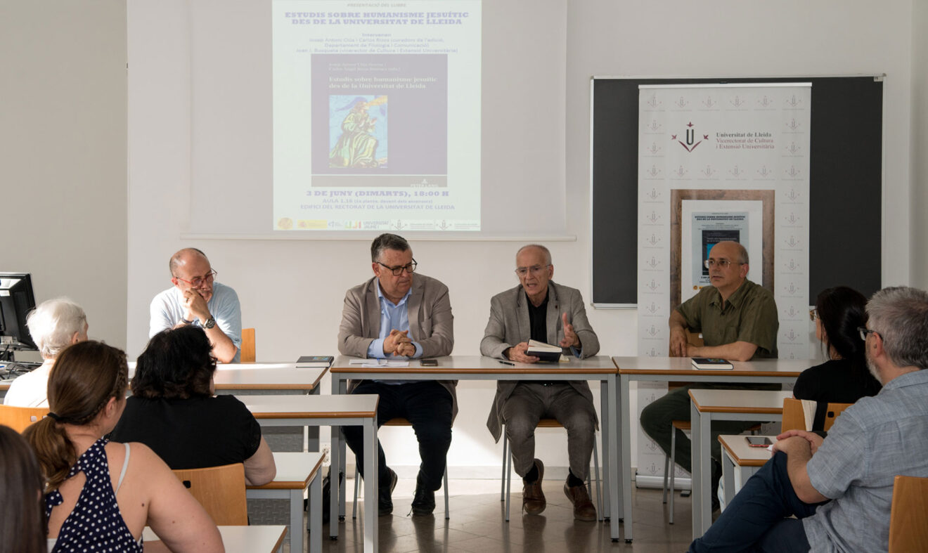 La Universitat de Lleida presenta un llibre sobre l’humanisme jesuític