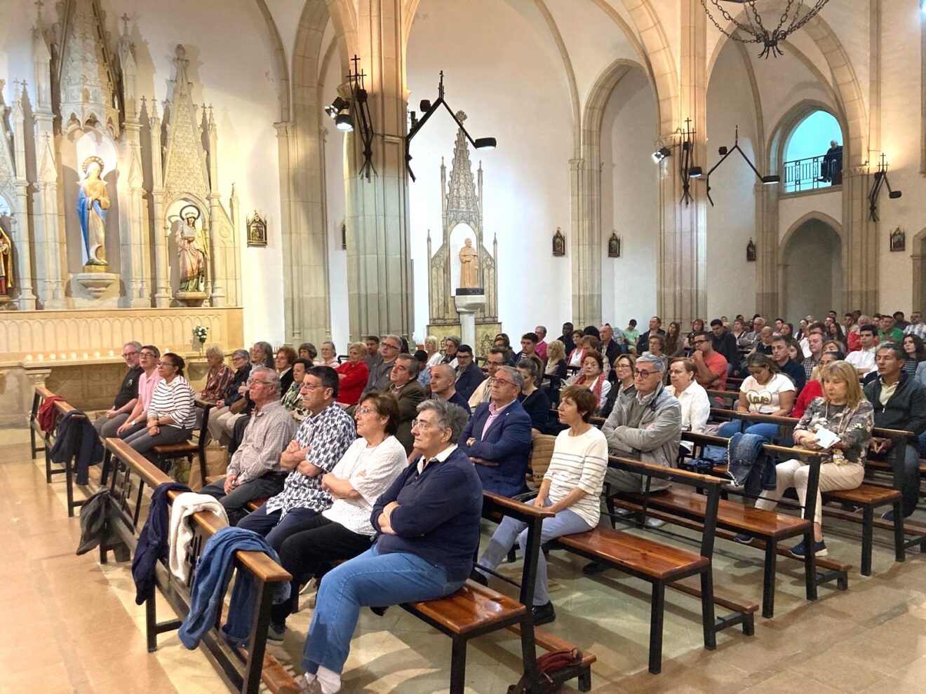 L'església dels Frarets reobre les portes per celebrar la festa de Sant Francesc d'Assís