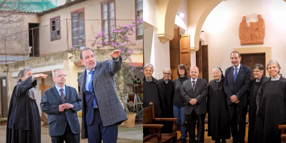 El conseller Espadaler visita el monestir de Sant Pere de les Puel·les