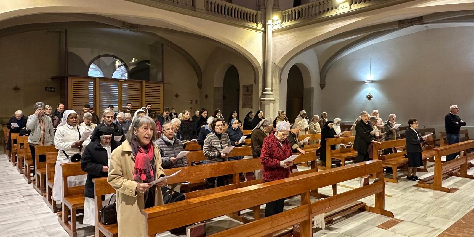 La Vida Consagrada de Barcelona celebra el recés quaresmal amb una crida a la fidelitat a l’Evangeli