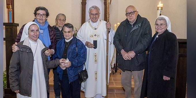 El germà Joan Zafra fa la professió eremítica a l’ermita de la Mare de Déu de la Consolació de Gratallops