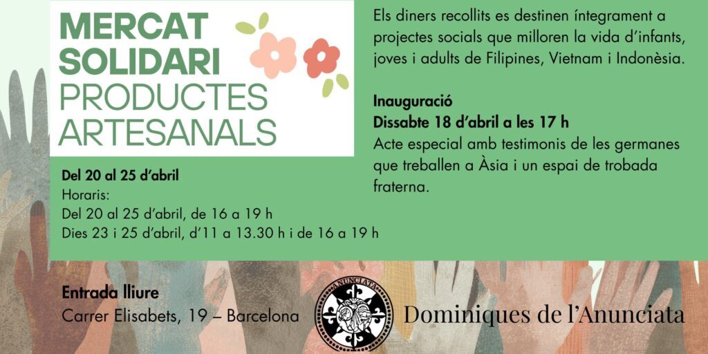 Mercat Solidari de productes artesanals una invitació a transformar vides
