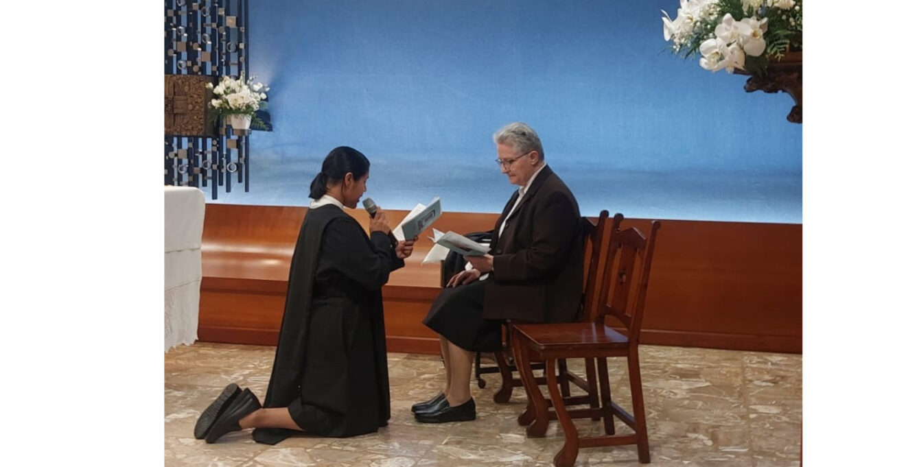 Primera professió de la franciscana missionera Xiomara Raquel Molina
