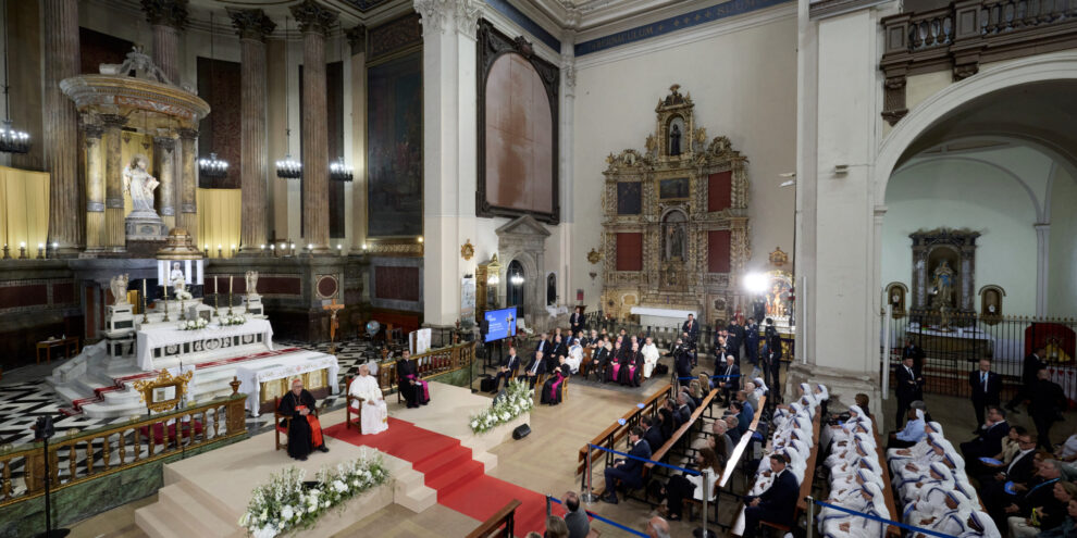 Lleó XIV, a la parròquia de Sant Agustí Aquí em sento a casa