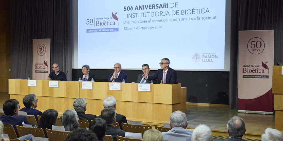 L’Institut Borja de Bioètica celebra 50 anys