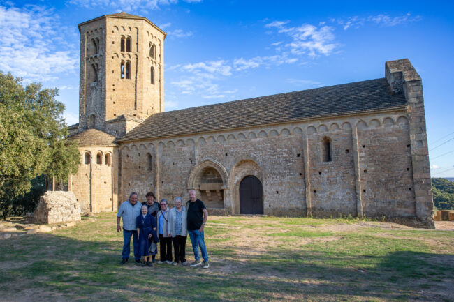 Sant Pere de Ponts acoge la visita de la Comunidad de Religiosas de Cristo Rey de Agramunt en las Jornadas Europeas del Patrimonio