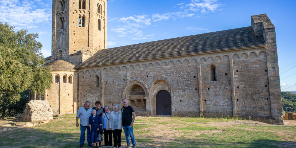 Sant Pere de Ponts acoge la visita de la Comunidad de Religiosas de Cristo Rey de Agramunt en las Jornadas Europeas del Patrimonio